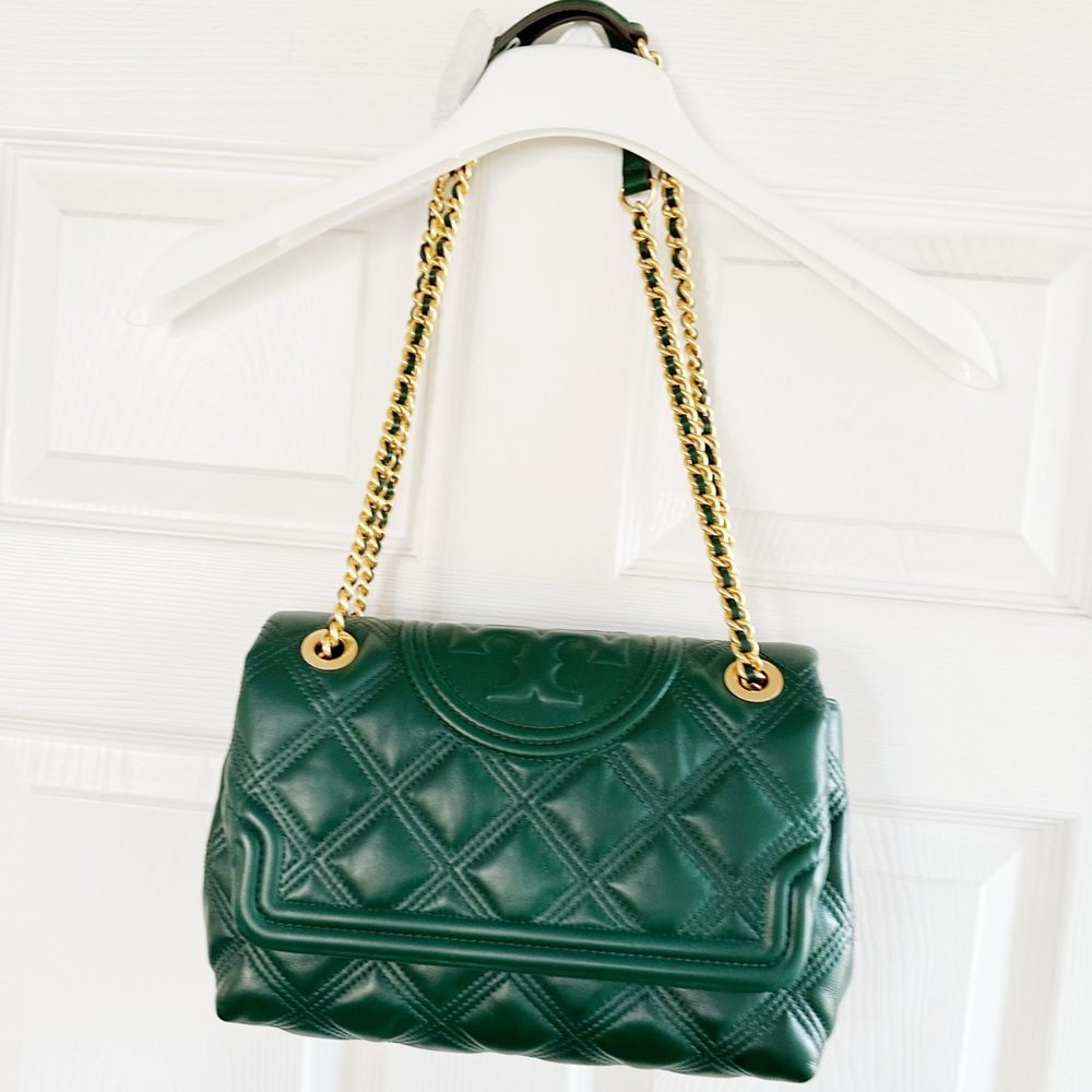Tory Burch Fleming Soft Convertible Shoulder Bag Norwood - Picture 10 of 10